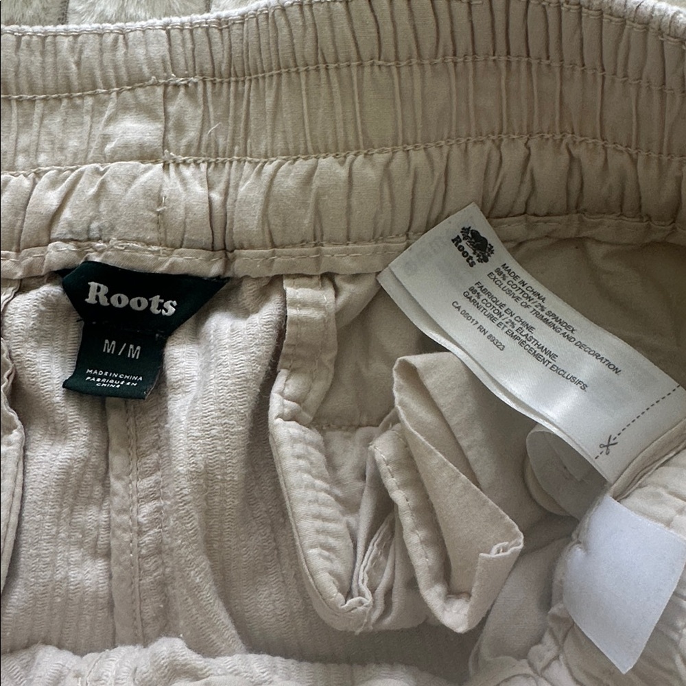 Roots Cream Corduroy Cargo Pants - Picture 4 of 7